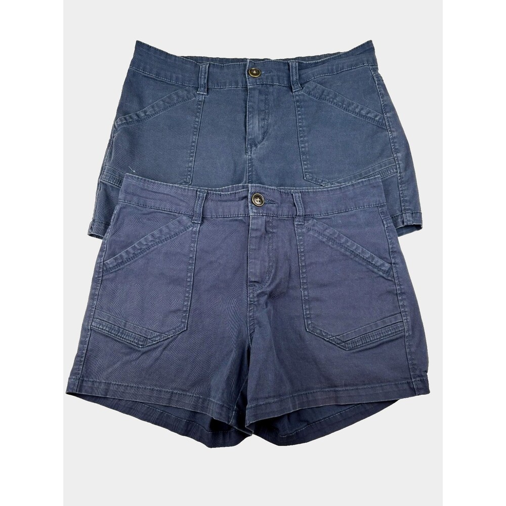 Two (2) Women’s Petite 12P Shorts Navy Blue Pockets Supplies